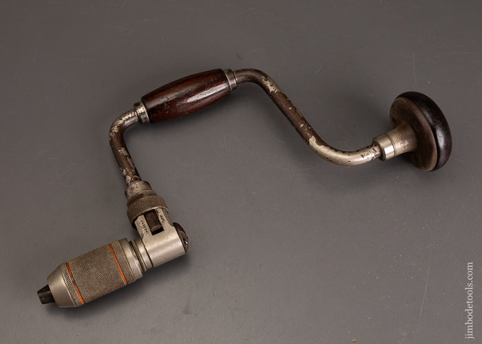 10-Inch-STANLEY-No.-923-Bit-Brace-with-Rosewood-Handles-113102