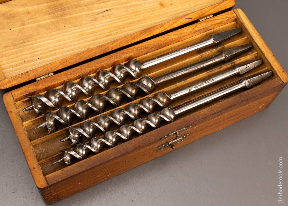 Very Fine Set of STANLEY No. 32 1/2 RUSSELL JENNINGS Bits 100% Complete - 113133