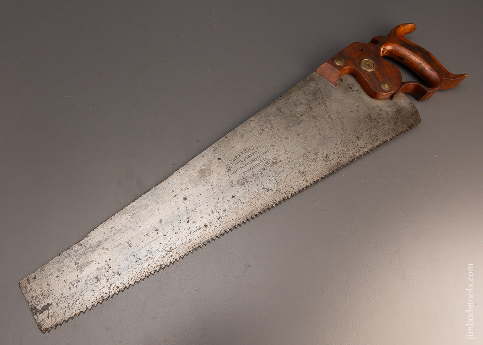 Early & Fine Wm. P. WALTERS Philadelphia Hand Saw - 113155
