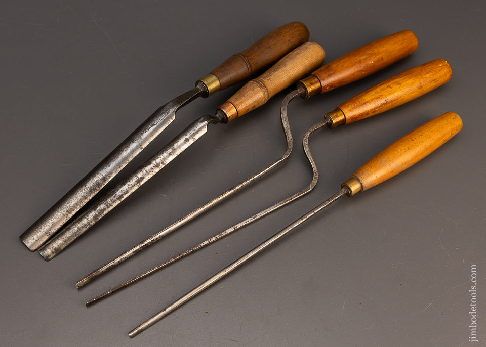 5 Good Pattern Maker’s Paring Gouges - 113175