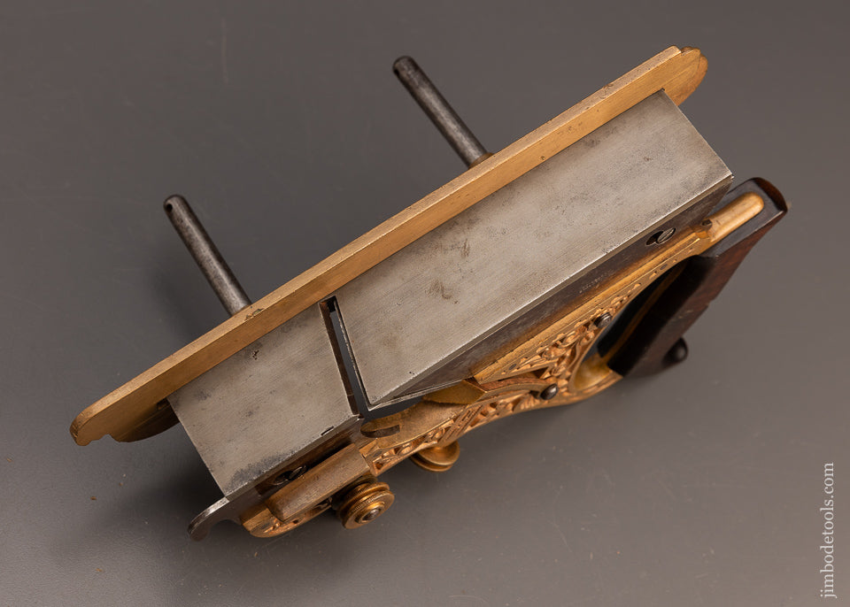 Fabulous STANLEY No. 42 MILLER’S PATENT Gunmetal Ornate Plow Plane - 113187G