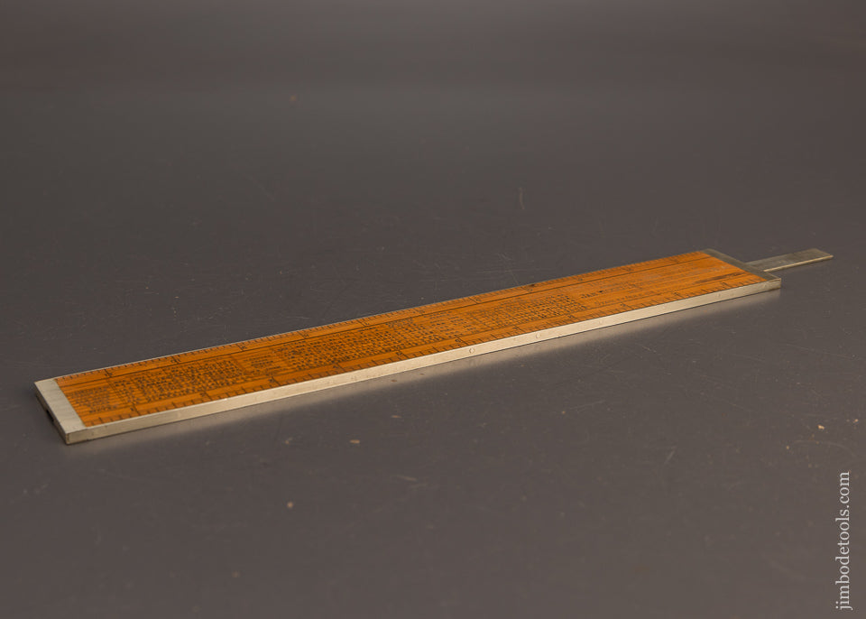 Drop Dead Stunning German Silver & Boxwood STANLEY HOGG’S PATENT Slide Rule - 113191G