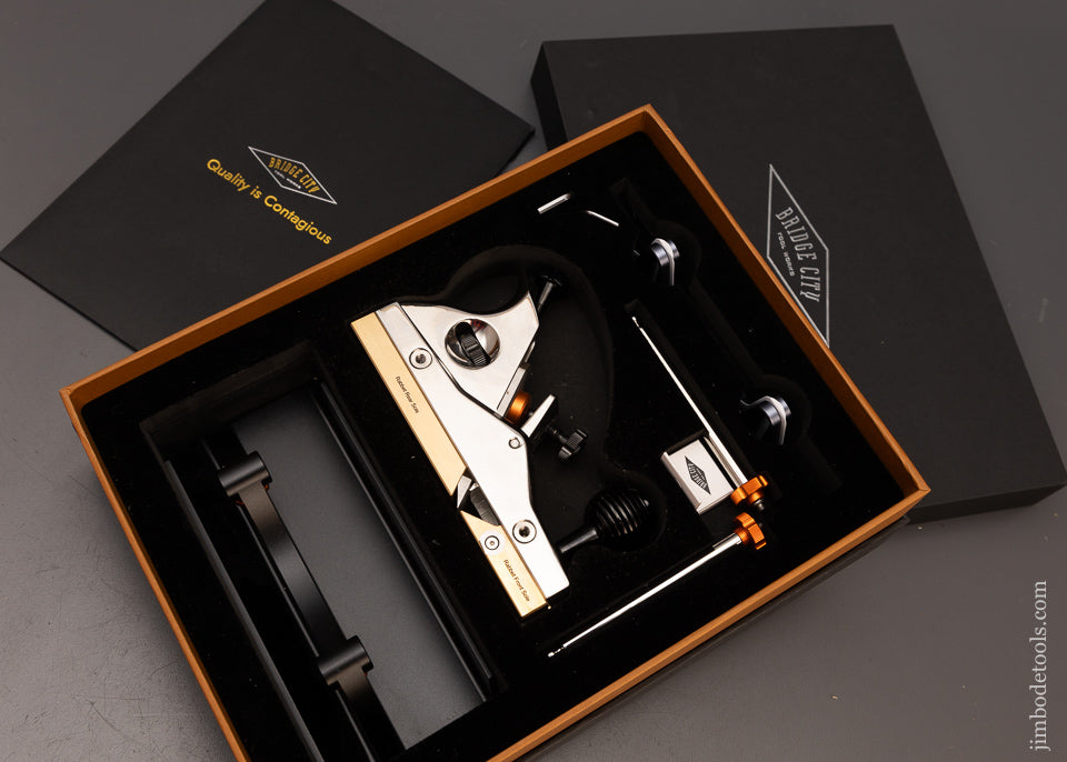 Magnificent BRIDGE CITY TOOL WORKS HP-6FX Multi Plane with Rabbet Base Mint in Box - 113213