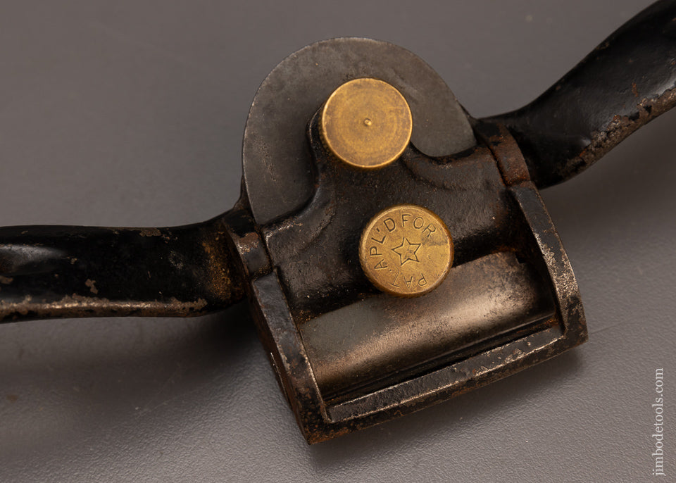 Rare! MAGNUSON Patent May 19, 1891 Folding Spoke Shave - 113233G