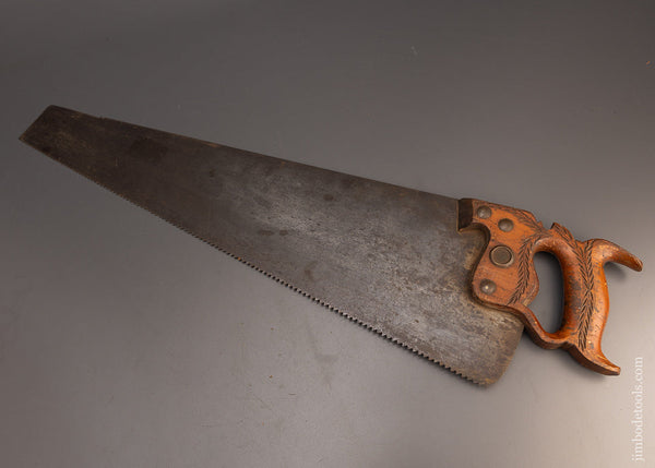 Fine DISSTON No. 99 London Spring Hand Saw - 113239