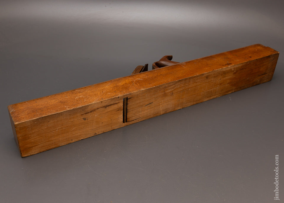 Massive 28 Inch Beech Jointer Plane by A. HEALD & SON MILFORD, N.H. - 113275