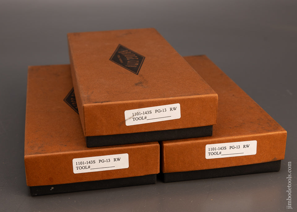 Set of 3 BRIDGE CITY TOOL WORKS PG-13 Rosewood Profile Gauge in Original Boxes - 113294