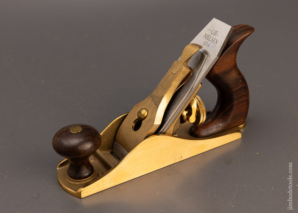 Impossible-To-Find LIE NIELSEN Bronze & Rosewood No. 1 Smooth Plane - 113341