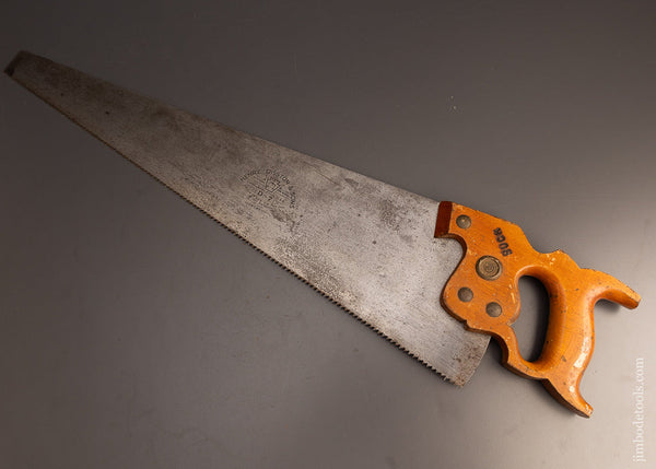 Just Sharpened Extra Fine DISSTON D-7 Rip Hand Saw - 113347