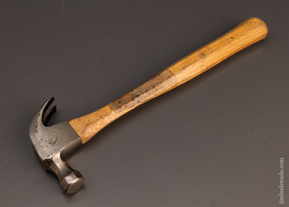 Near Mint Vintage BLUE GRASS 7 Ounce Claw Hammer with Original Label - 113405