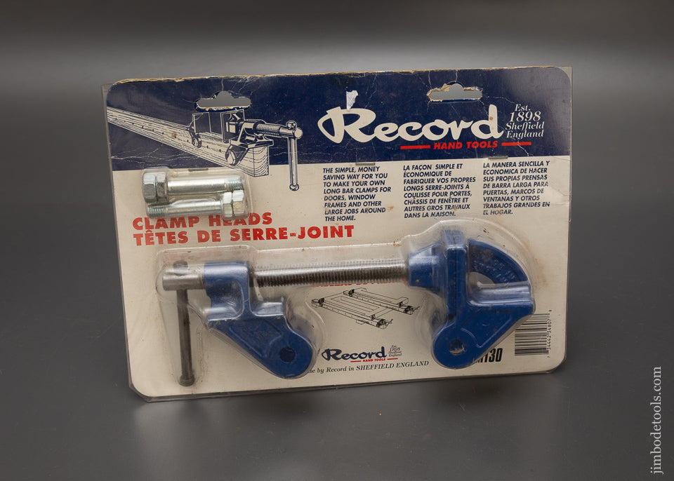 Mint in Box RECORD Clamp Heads - 113411