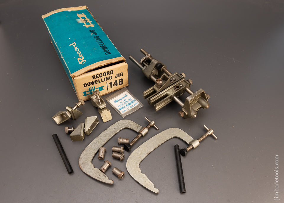 RECORD No. 148 Doweling Jig Fine & 100% Complete Near Mint in Box - 113431