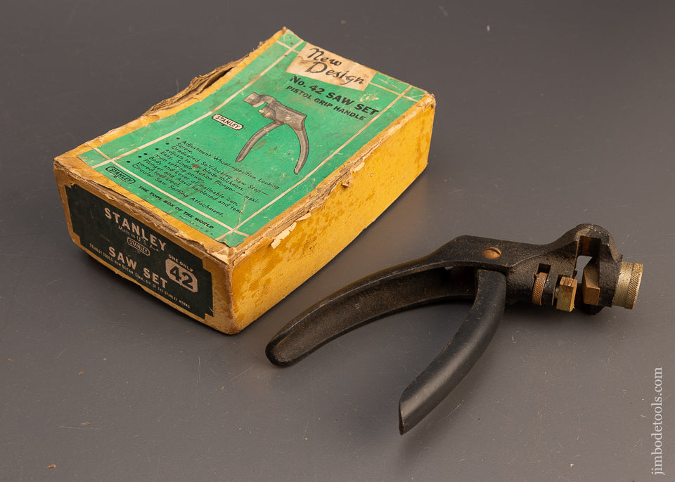 STANLEY No. 42 Saw Set Near Mint in Original Box - 113440