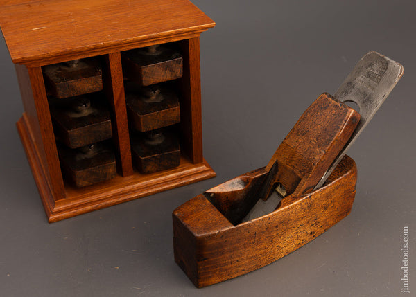 Special E. PRESTON 6 1/4 Inch Compass Plane with 6 Different Radius Soles - 113451