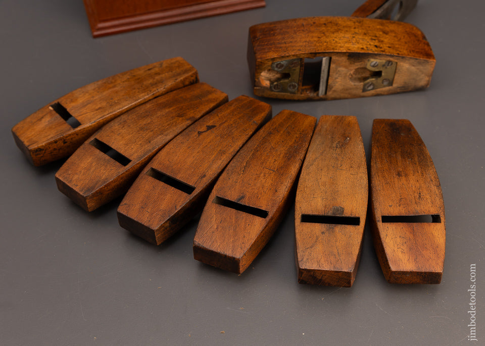 Special E. PRESTON 6 1/4 Inch Compass Plane with 6 Different Radius Soles - 113451