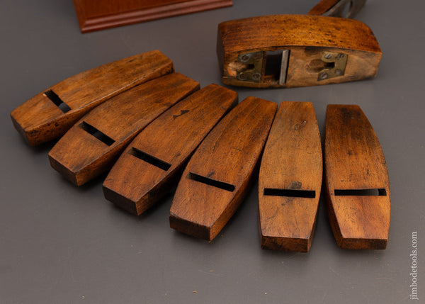 Special E. PRESTON 6 1/4 Inch Compass Plane with 6 Different Radius So ...