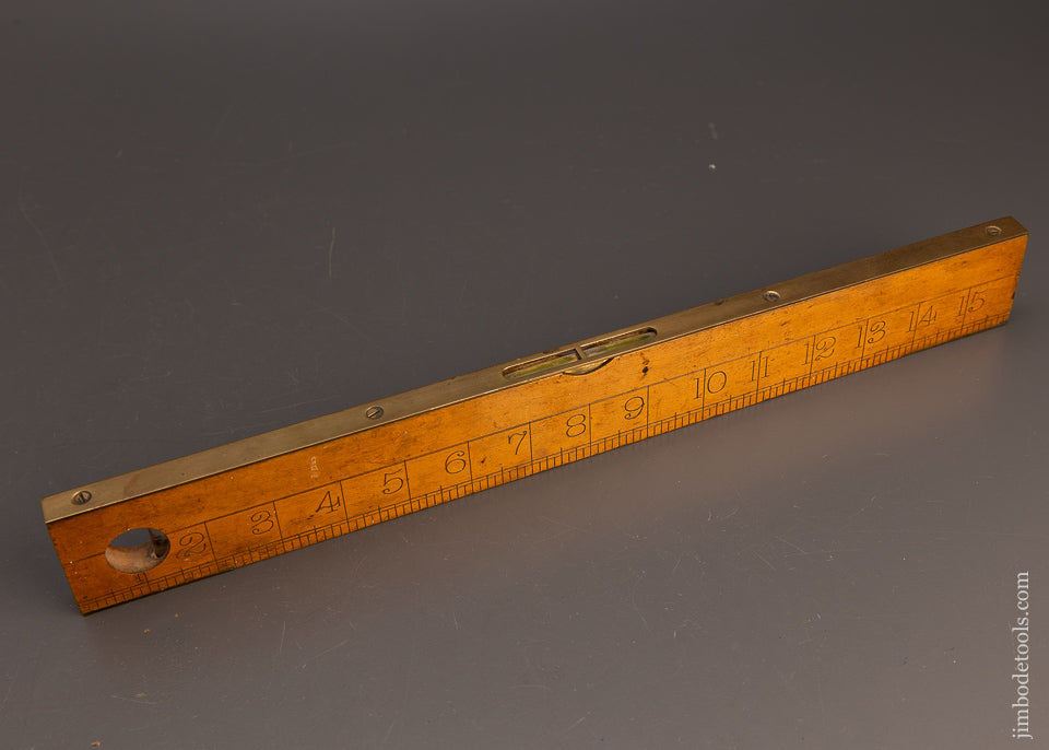 RABONE No. 1372 Combination Boxwood Rule & Level 16 Inch - 113491