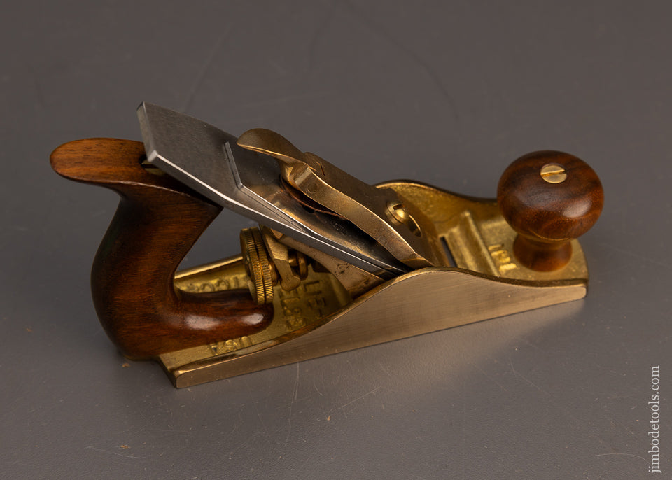31 Year Old LIE NIELSEN Limited Edition Bronze No. 1 Smooth Plane Mint in Box with Rosewood Handles - 113523