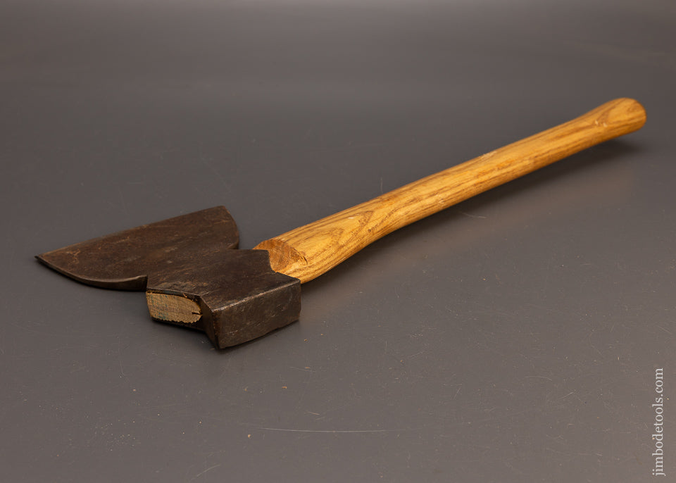 Premium Single Bevel Side Axe by W.J. TENEYCK Cohoes, N.Y. - 113548