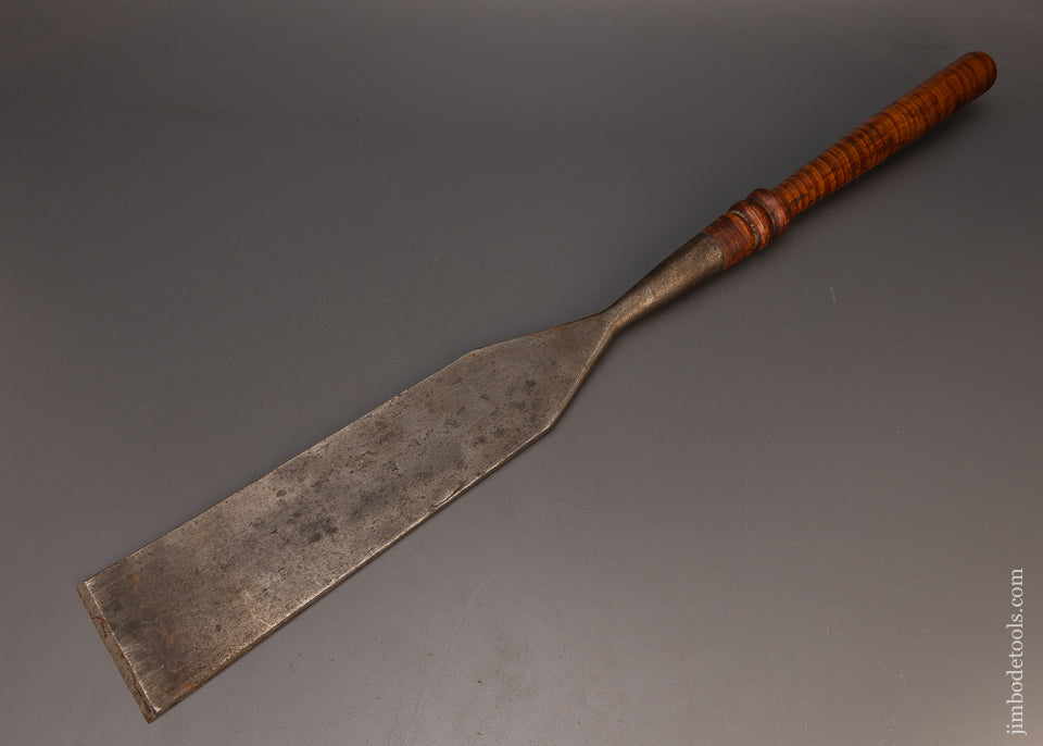 Stunning Tiger Maple Handled 4 Inch Timber Framing Slick - 113573