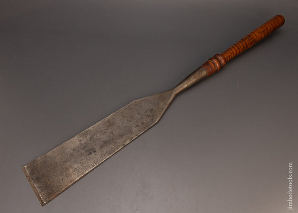 Stunning Tiger Maple Handled 4 Inch Timber Framing Slick - 113573