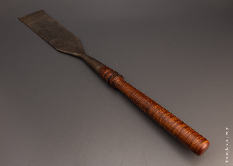 Stunning Tiger Maple Handled 4 Inch Timber Framing Slick - 113573