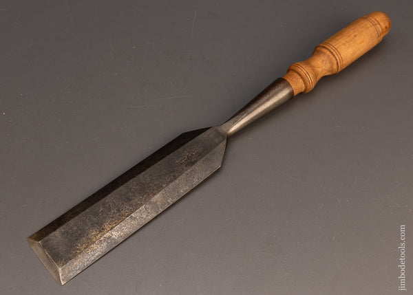 Fine BUCK BROS. 2 Inch Beveled Socket Chisel with Cherry Handle - 113601