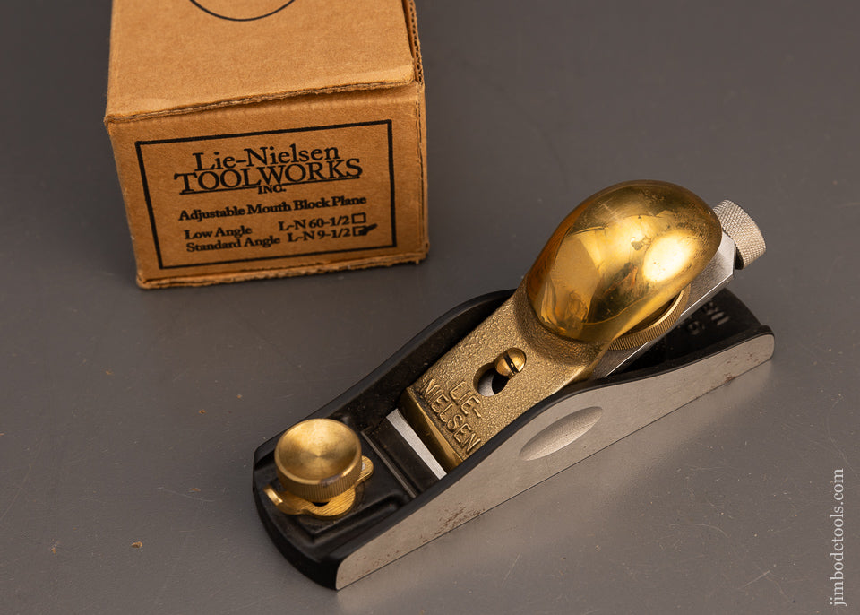 Discontinued LIE NIELSEN No. 9 1/2 Block Plane Near Mint in Box - 113609
