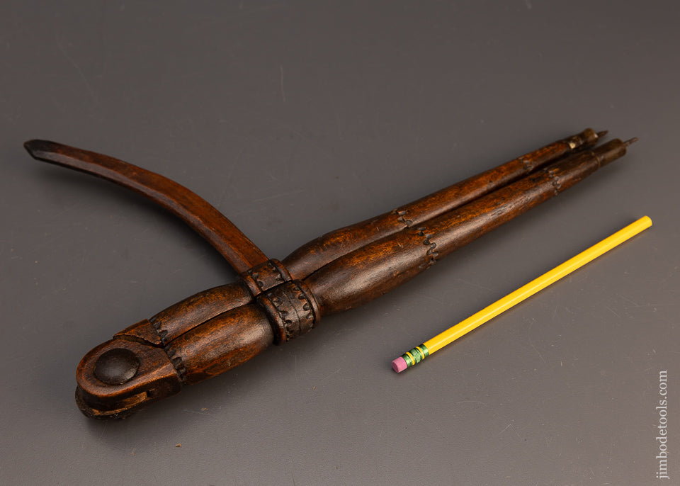 Fancy Carved Wooden 14 Inch Dividers - 113622