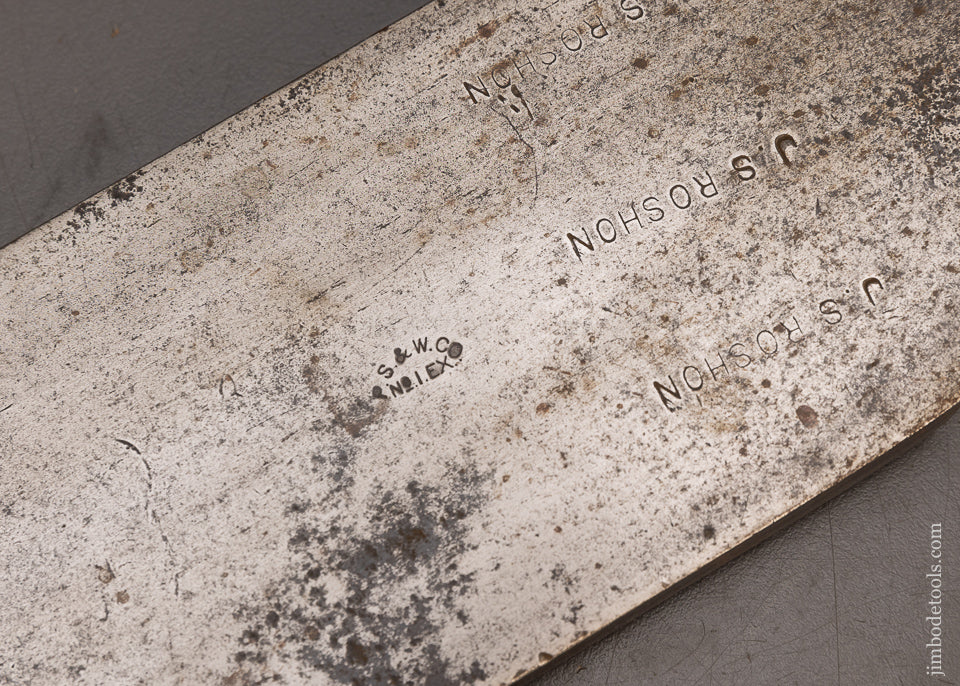 Gorgeous P.S. & W. 3 Inch Timber Frame Slick with Rosewood Handle - 113671