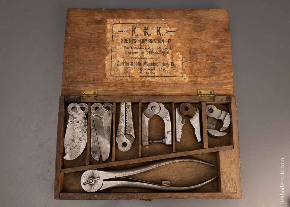 Complete Boxed Set KOETH’S KOMBINATION KIT with 6 Sets of Jaws - 113676