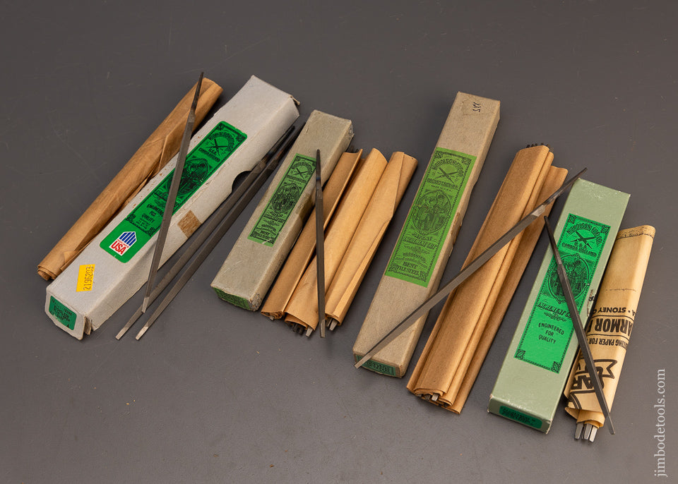 26 Inch Mint in Box NICHOLSON Slim Taper Saw Files 4 to 6 Inch - 113680