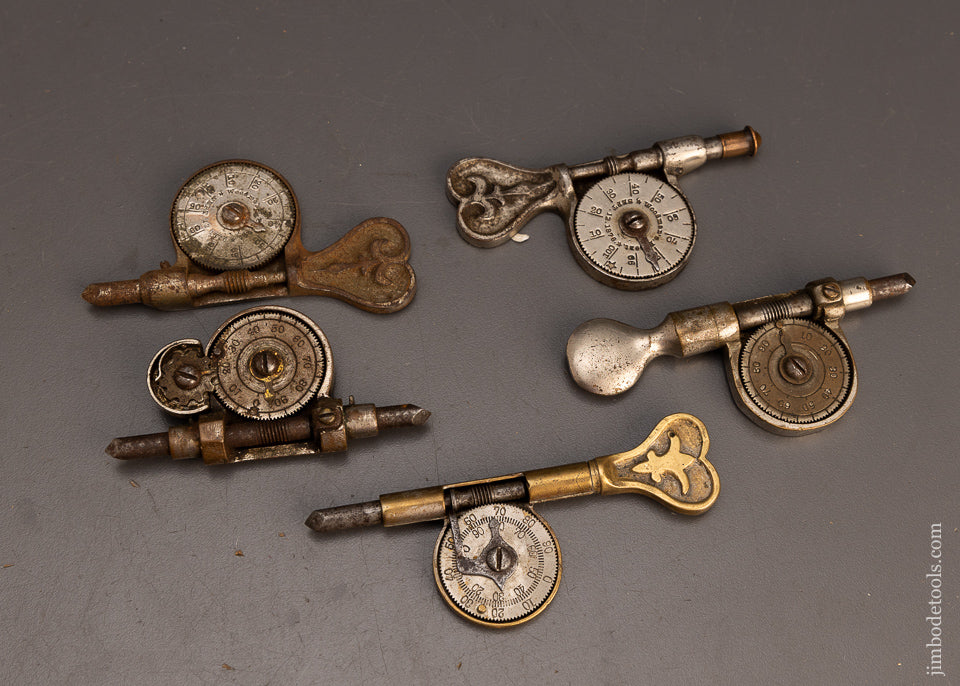 5 Fancy Patented Speed Indicators - 113687