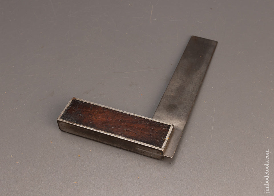 6 Inch STANLEY No. 1 Try Square Type 1 Ca. 1871-87 Unmarked - 113741