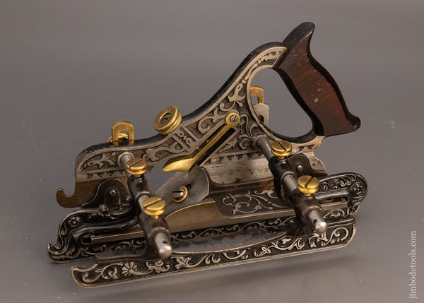 Fine STANLEY MILLERS FALLS PATENT No. 41 Combination Plow & Filletster Plane - 113742