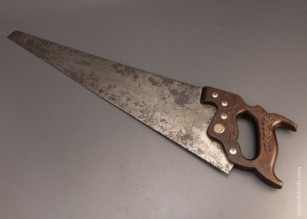 DISSTON Rosewood Handle No. D-15 Hand Saw - 113803