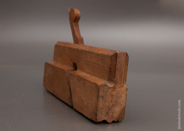 Rare 18th Century 3 STAR *** Moulding Plane by  M. DETER PHILAD. - 113836