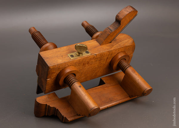 Rare 3 STAR *** Screw Arm Plow Plane by HIGLEY & HICKS Ohio City - 113840