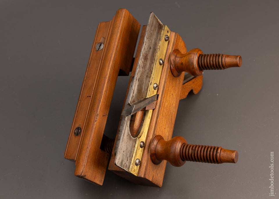 Rare 3 STAR *** Screw Arm Plow Plane by HIGLEY & HICKS Ohio City - 113840