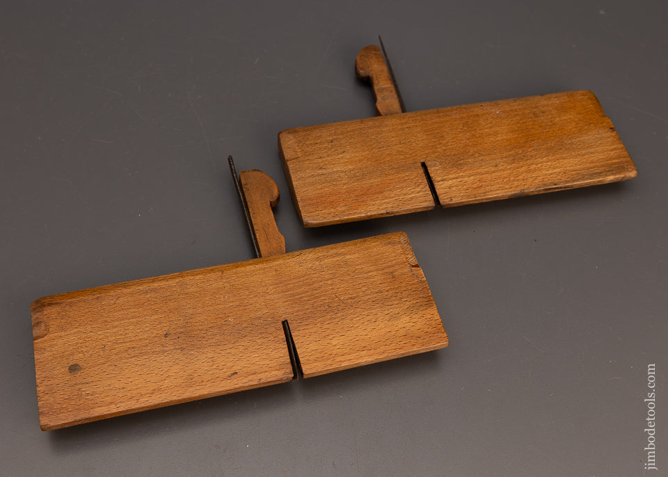 Fine Pair of Side Bead Rabbet Moulding Planes by J. GLEAVE BOLTON -  113847