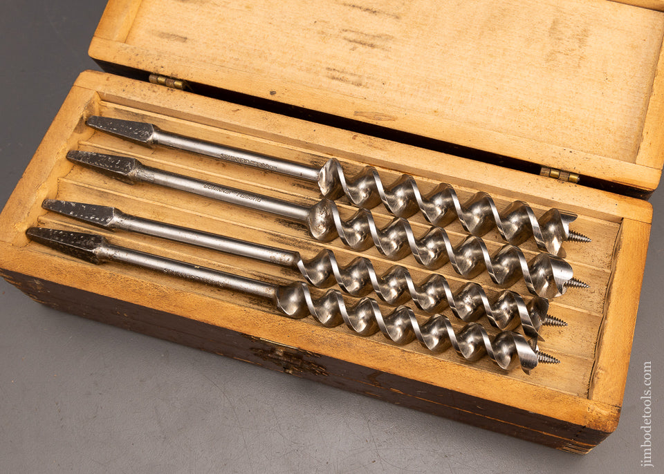 Extra Fine Set of Early Pre- STANLEY RUSSELL JENNINGS Auger Bits - 113883