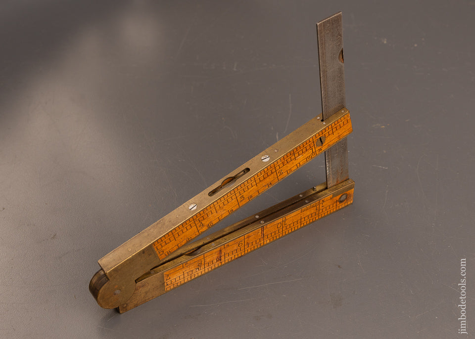 Fine STEPHENS & CO. No. 36 Combination Tool Bevel & Level - 113917