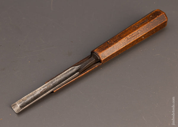 Rare 5/8 Inch Sash Coping Gouge with Gauge Handle by Marsden Bros. - 113931