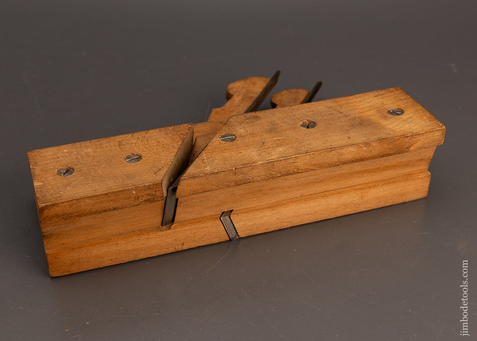 Near Mint Double Iron Sash Plane by R. HARRON N. YORK 1843-65 - 113979