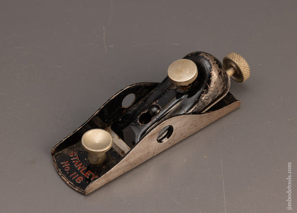Extra Fine Premium STANLEY No. 118 Steel Low Angle Block Plane - 114004