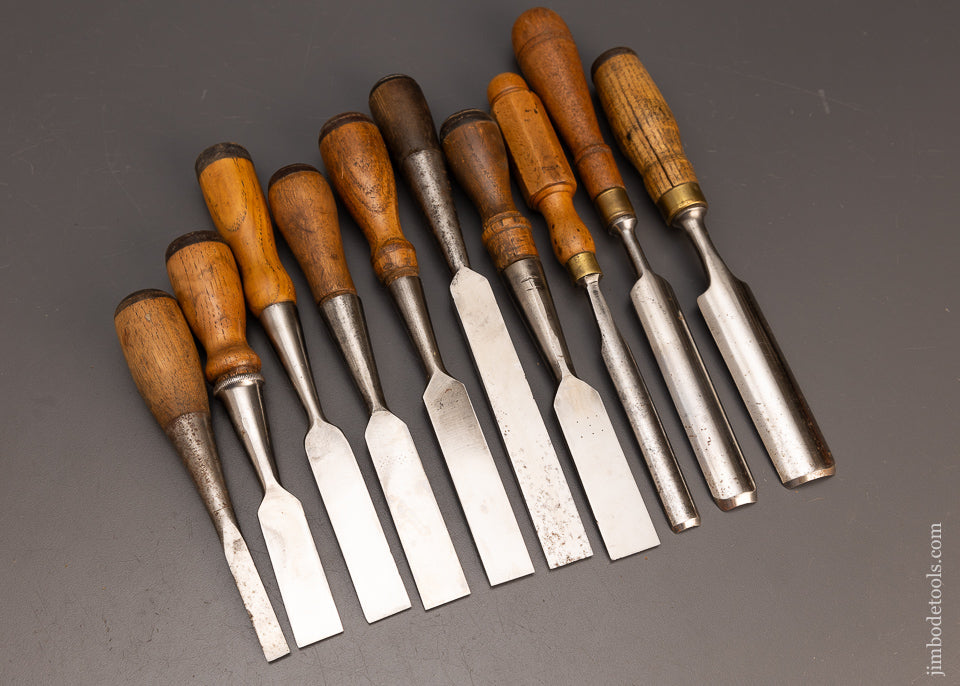 10 Good Sharp Woodworking Chisels - 114038