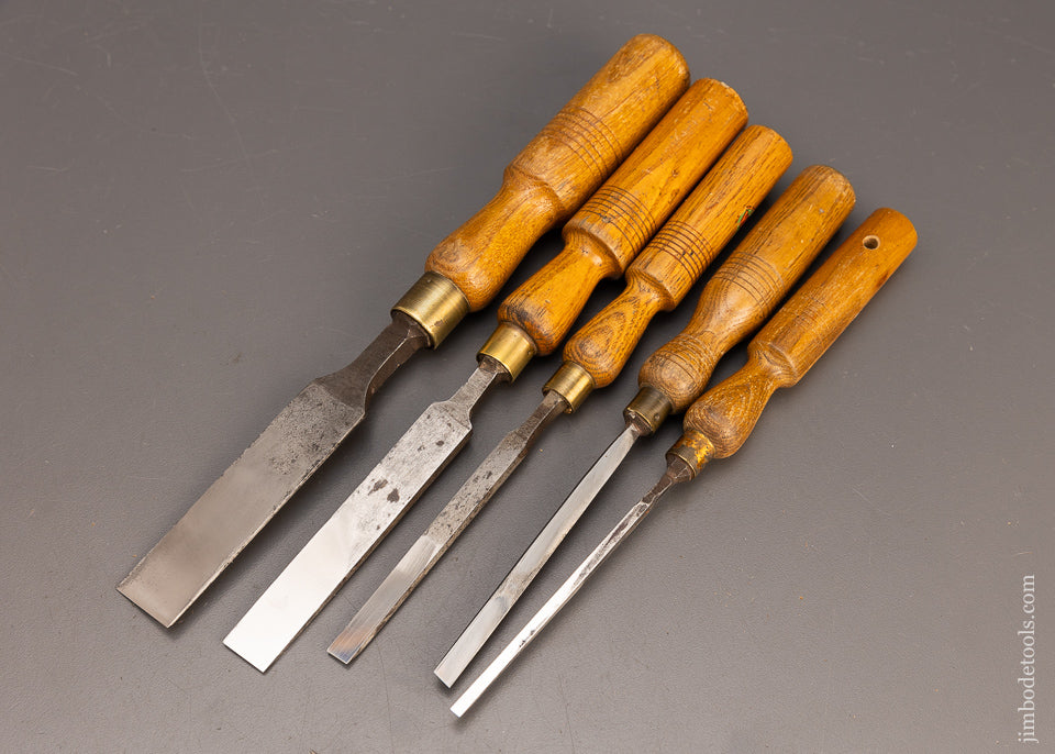 Really Sharp! Working Set of 5 Tang Chisels - 114059
