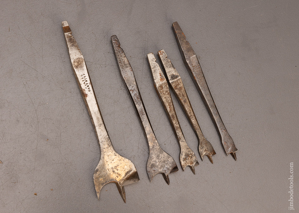 Working Set of 5 Center Bits for Bit Brace - 114071