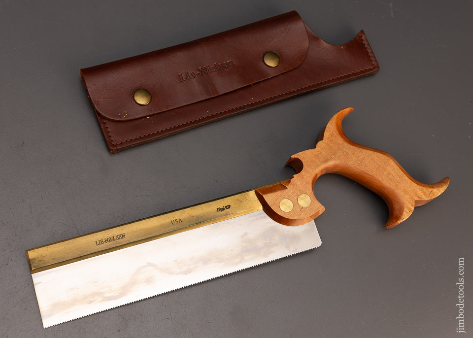 Discontinued Size LIE NIELSEN Brass Back Dovetail Saw - 114150