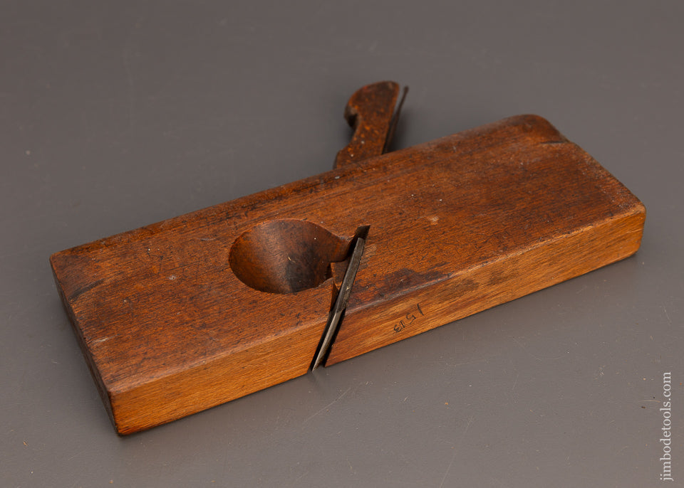 1 Inch Rabbet Fine Skewed 1 Inch Wooden Rabbet Plane B. HUFF MAKER Balt. 1849-51 - 1 ...